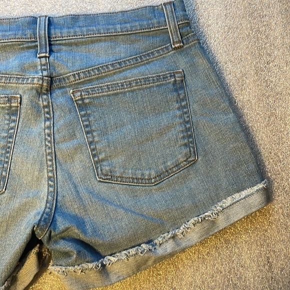J. Crew Midrise denim short cuffed stretch 27 - Picture 6 of 12